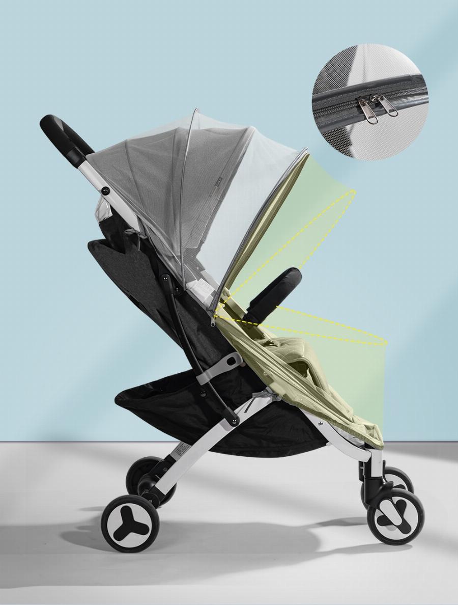 bug net for stroller with zip